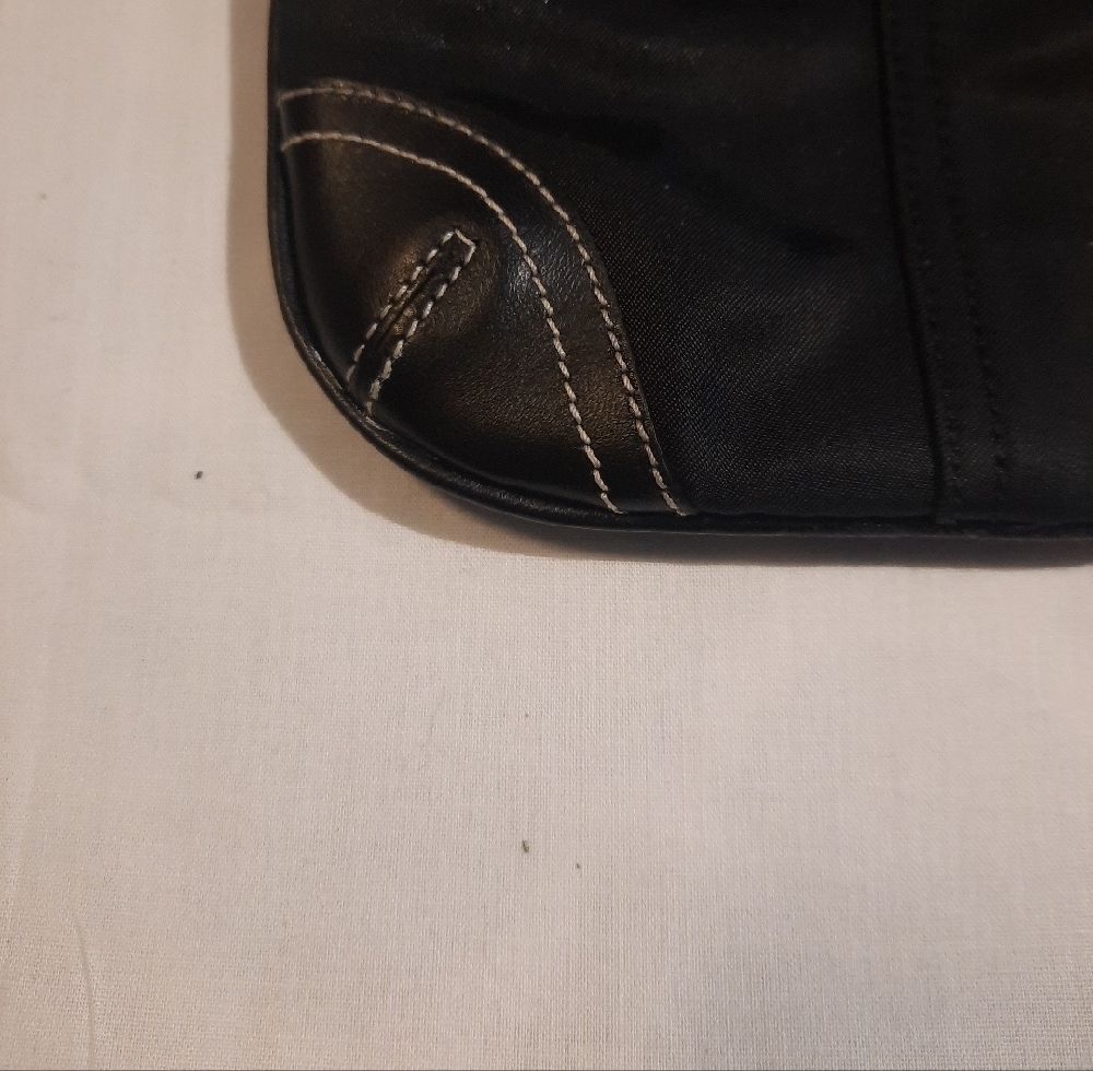 Black Coach Drawstring Pouch - Picture 3 of 9